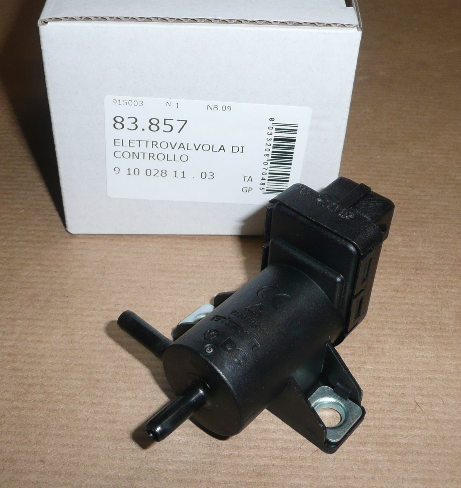 SID 83.857 ELEKTROZAWÓR TURBO R LAGUNA III 2.0DCI